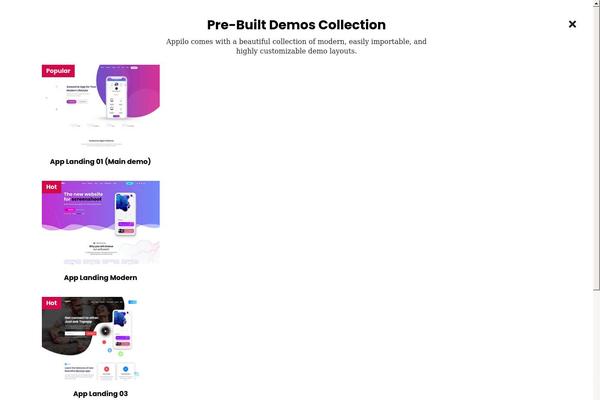 Site using Appilo-core plugin