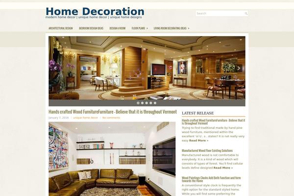 Deco theme site design template sample