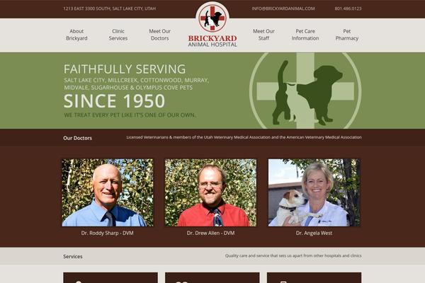 BrickYard theme site design template sample