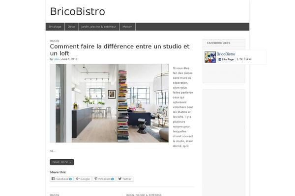 Magazine Basic theme site design template sample