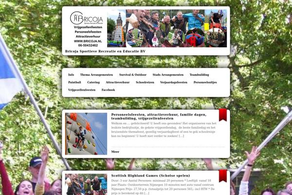 Panels theme site design template sample