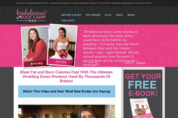bridalworkoutdvd.com site used Dbc