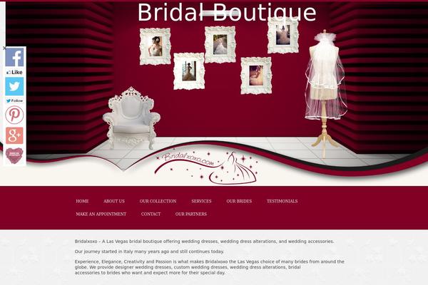 Fashion theme site design template sample