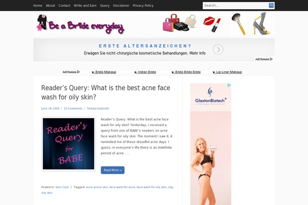 Infinity theme site design template sample