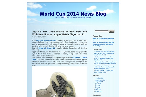 BlueSky theme site design template sample