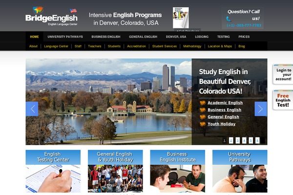 bridgeenglish.com site used Divi-child-theme-bridge