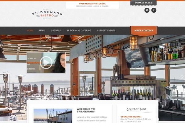 Bistro-responsive_foodie_app-theme theme site design template sample