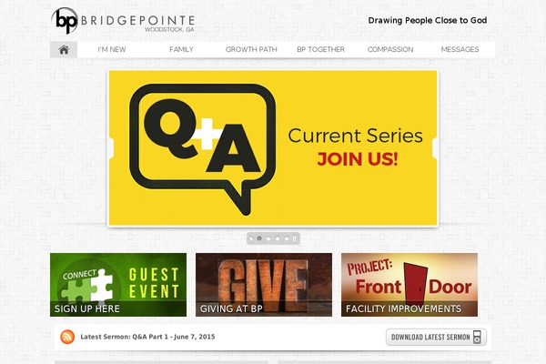 bridgepointechurch.org site used Crtvchurch-two