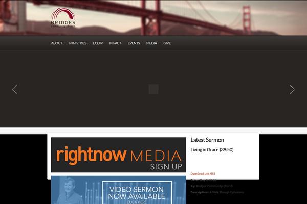 Churchope theme site design template sample