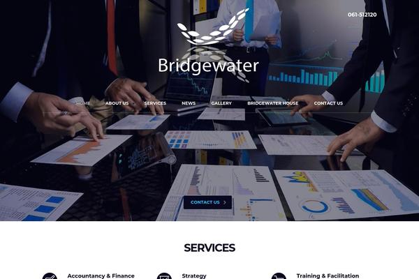 Consulting theme site design template sample