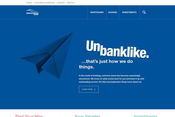 bridgewaterbank.ca site used Bridgewater2018
