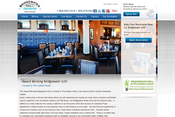 bridgewatergrill.com site used Bridgewatergrill