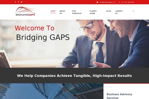 Finanza theme site design template sample