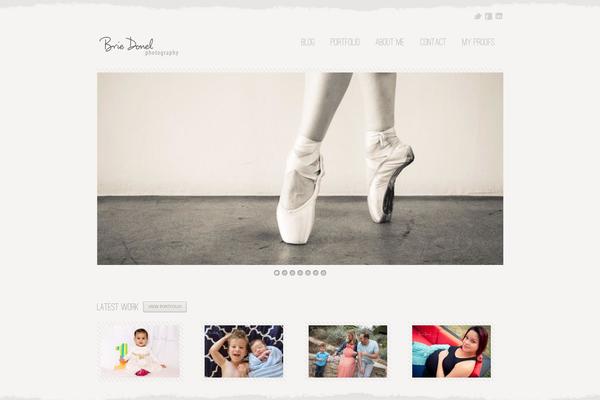 Good Minimal theme site design template sample