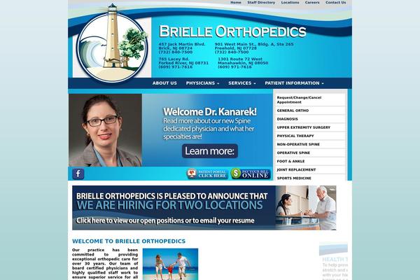 brielleortho.com site used Design2wordpress