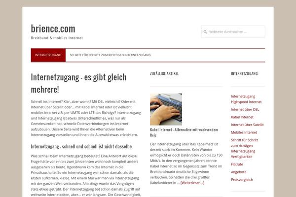 BlogNews theme site design template sample