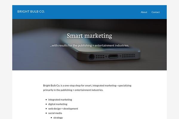 Whitespace-pro theme site design template sample