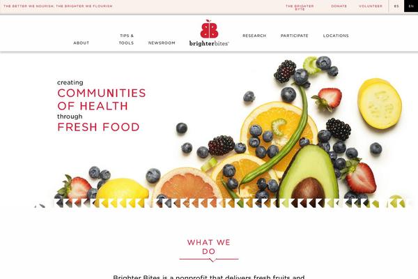 brighterbites.org site used Bbv2