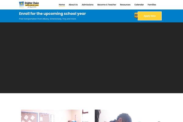 Academist theme site design template sample