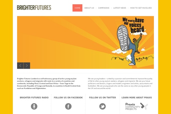 Bigbang theme site design template sample