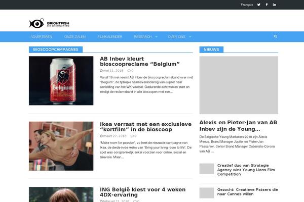 brightfish.be site used Newsmag-pro