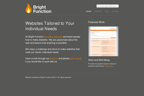 brightfunction.co.uk site used Bf