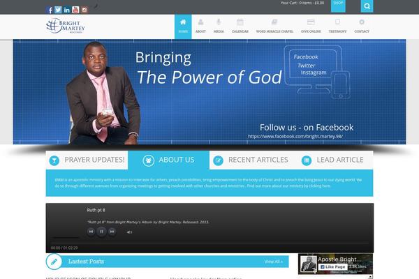 Nictitate theme site design template sample
