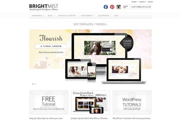 Site using wordpress responsive thumbnail slider plugin