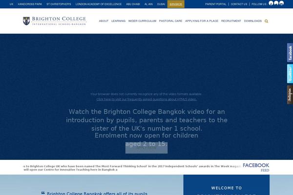 Site using Arscode-social-slider plugin