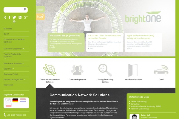 brightOne WordPress theme, websites list used brightOne theme brightOne theme websites examples