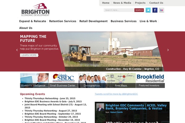 Brighton theme site design template sample