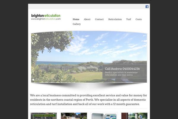Andrina theme theme site design template sample