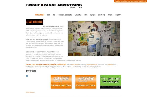 Purity theme site design template sample