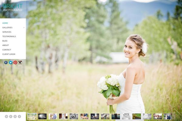 AutoFocus theme site design template sample