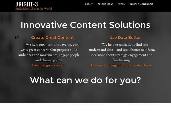 Parallax Pro theme site design template sample