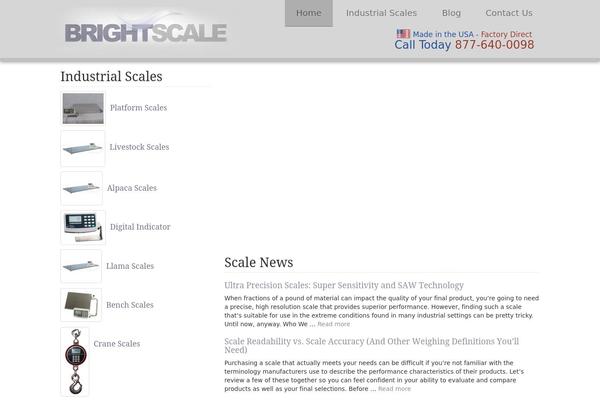 Bright theme site design template sample