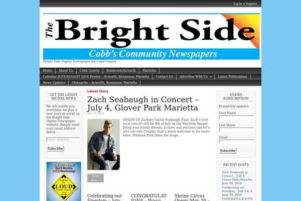 Magazine Basic theme site design template sample