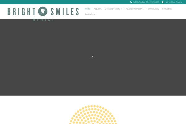 Divi Child theme site design template sample