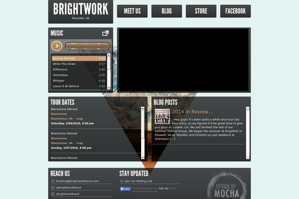 Site using ArtistDataPress plugin