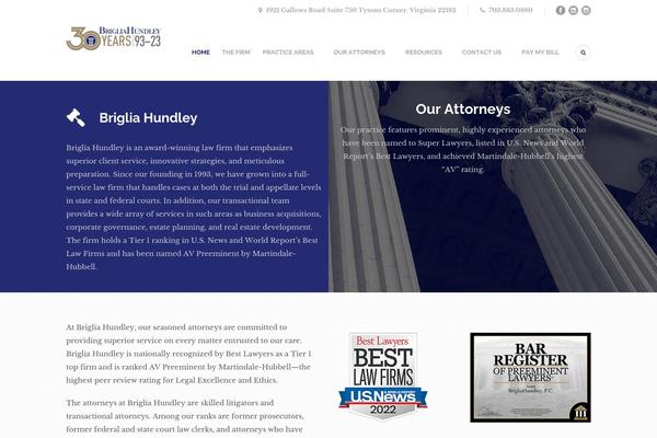 Site using Gdlr-lawyer plugin