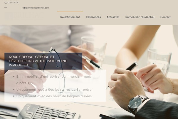 Salient theme site design template sample