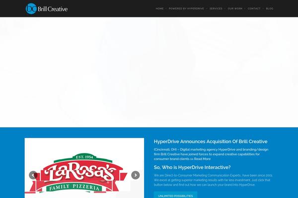 Brooklyn theme site design template sample