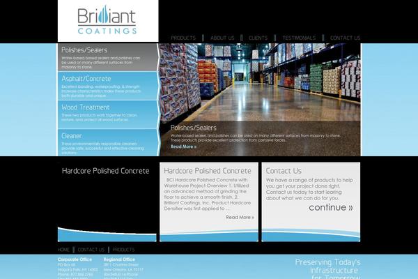Brilliant theme site design template sample