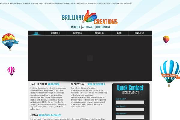 brilliantcreations.biz site used Brilliant