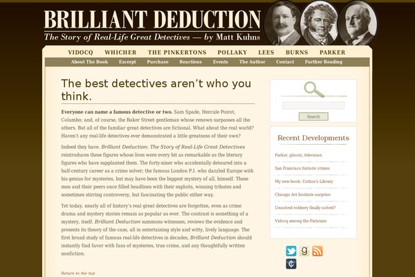 Parker theme site design template sample