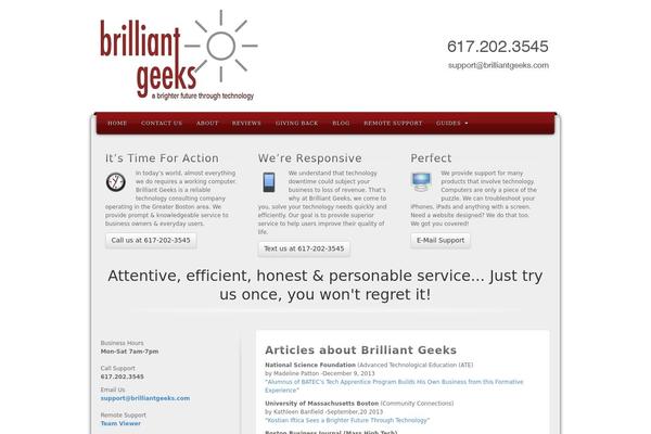 brilliantgeeks.com site used Alyeska314