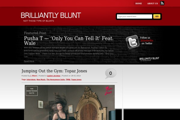 brilliantlyblunt.com site used RedTime