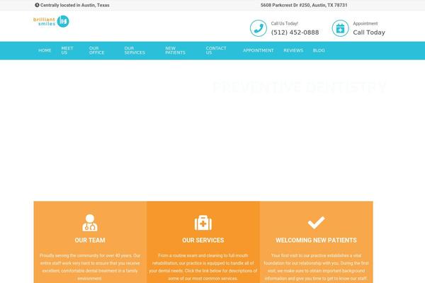 Dentalclinic theme site design template sample