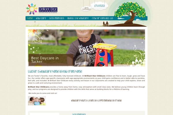 Child_care_creative theme site design template sample