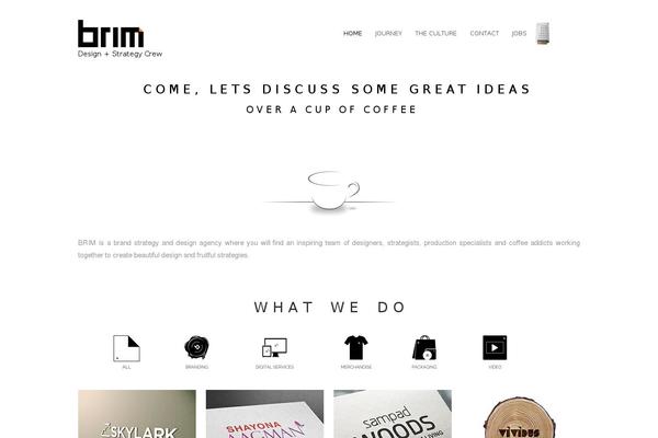 River theme site design template sample